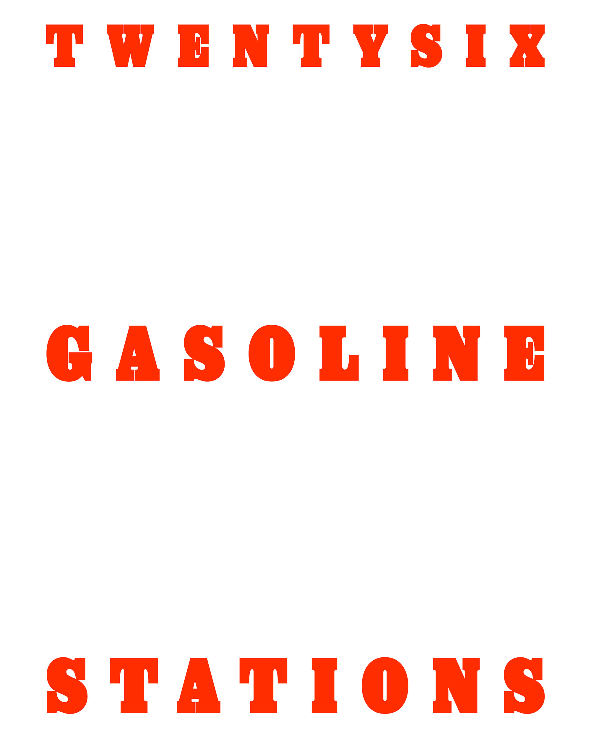 Twenty-six Gasoline Stations