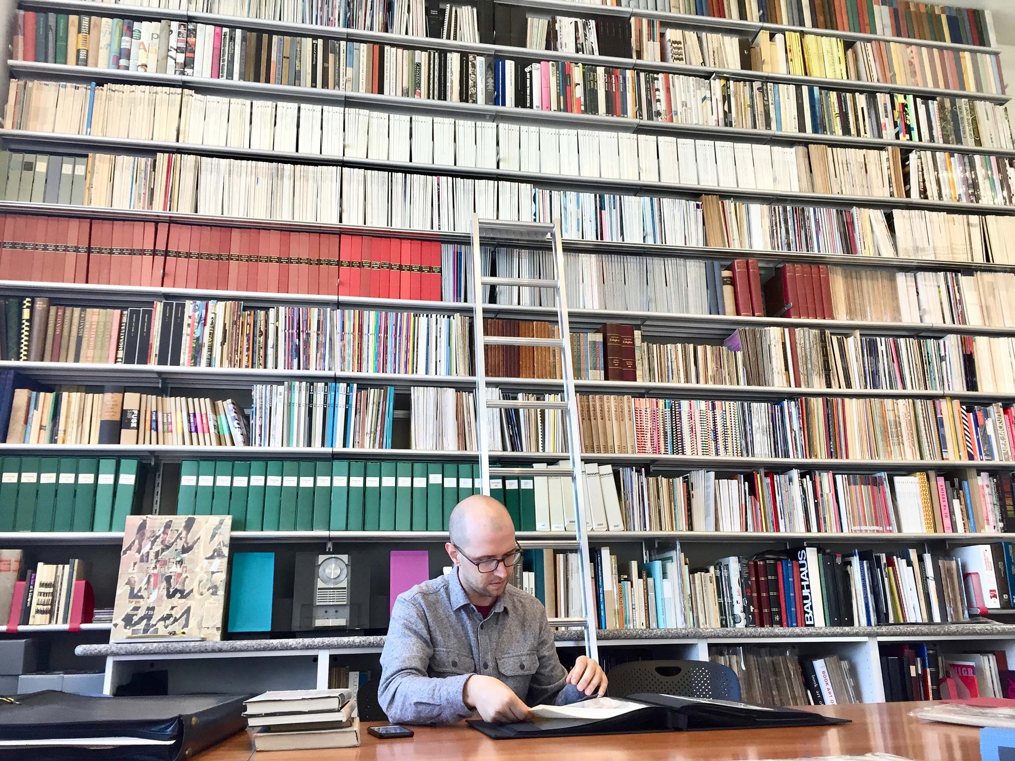 DJR at Letterform Archive