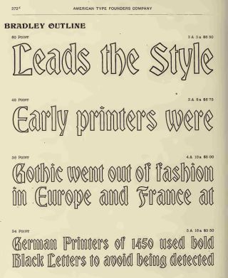 Bradleyoutline specimensofprint00amerrich