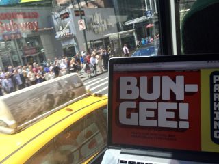 Bungee launch bus