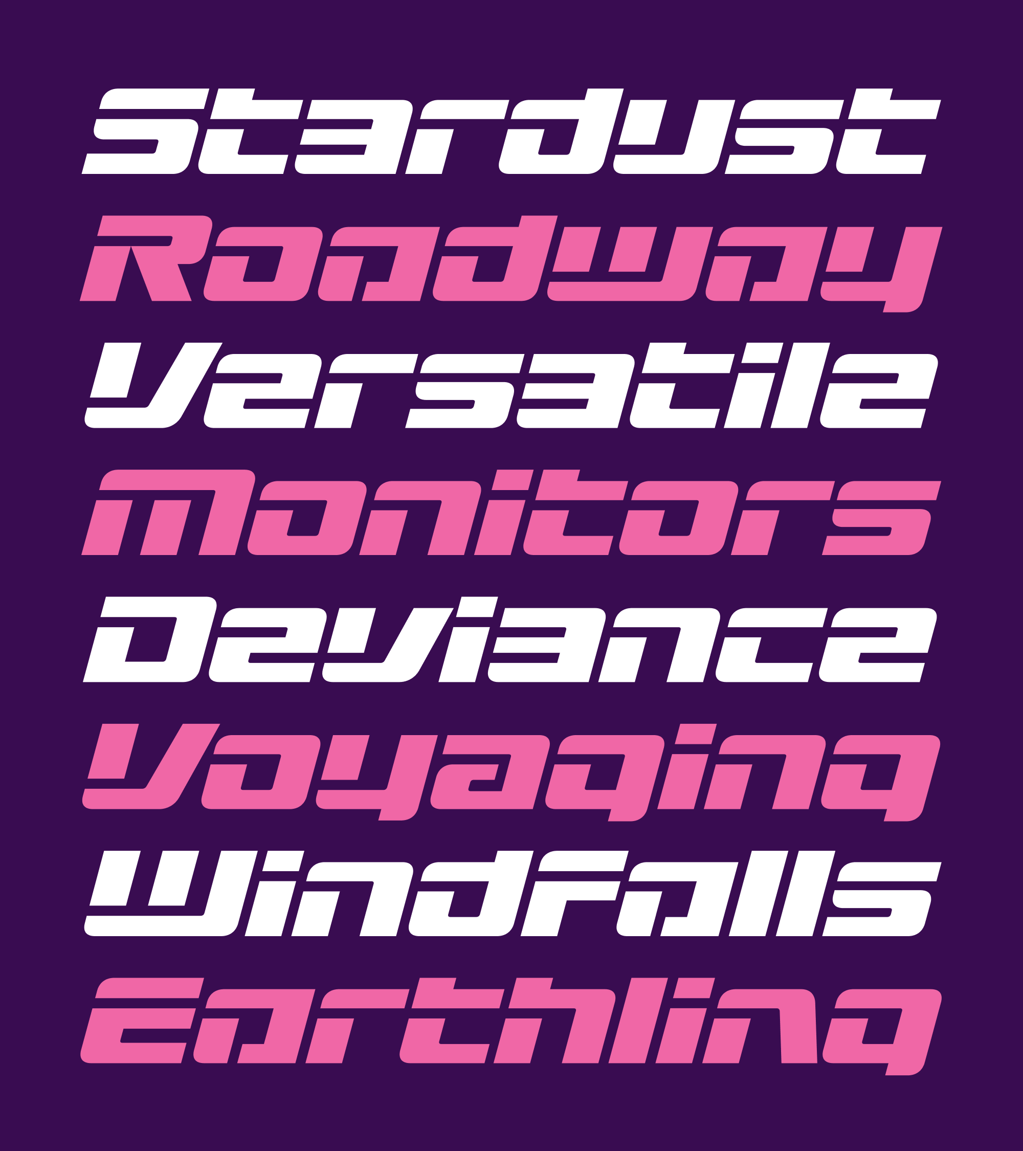 Megawarp italic 2000